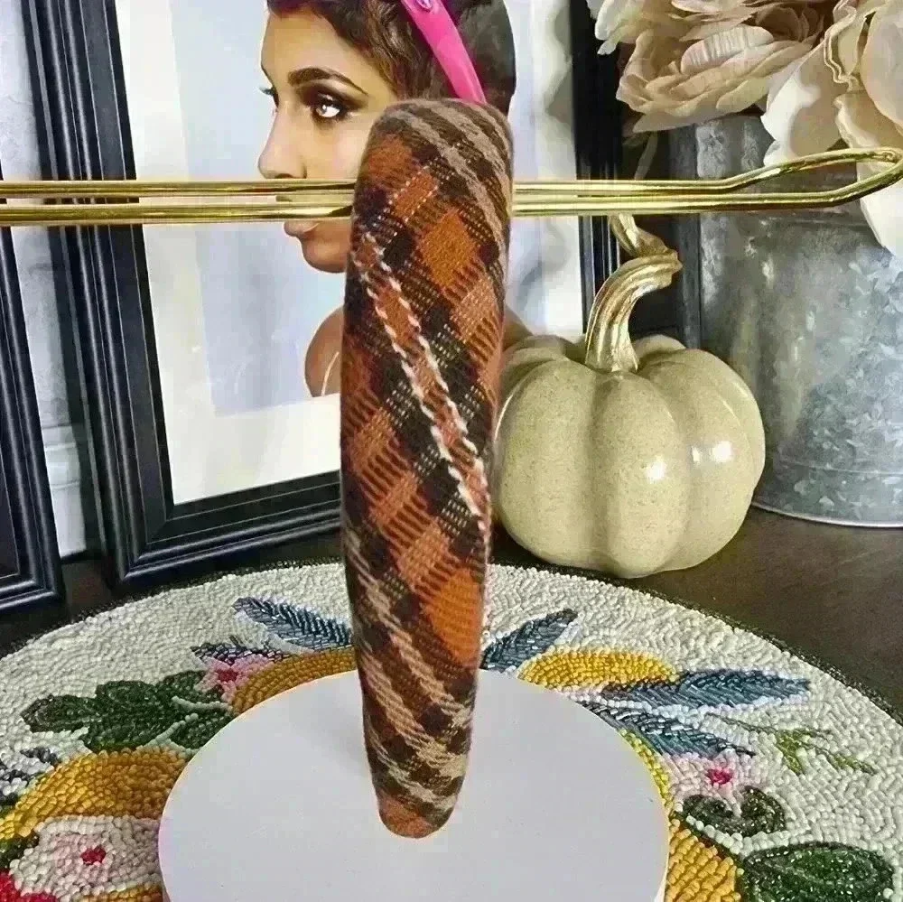 🍂Plaid Headband
